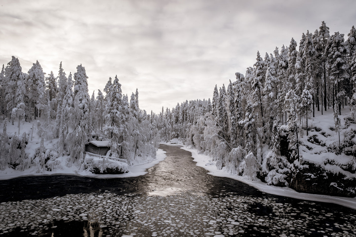 Oulanka Cabin in Winter