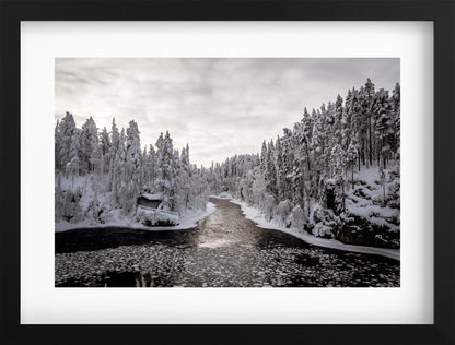 Oulanka Cabin in Winter